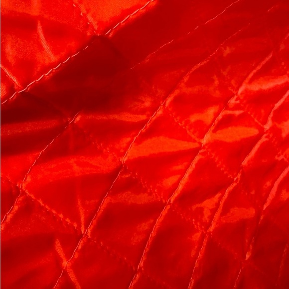 Vintage Maxam Men’s Vinyl Camo Hoodie Hunting Jacket Medium Orange - Picture 6 of 10